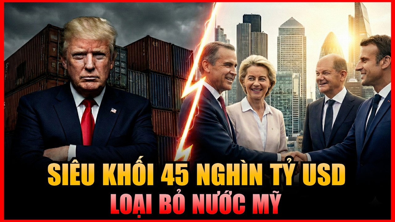 40 QUỐC GIA LẬP KHỐI THƯƠNG MẠI TRỊ GIÁ 45 NGHÌN TỶ ĐÔ LA - DẤU CHẤM HẾT CHO SỰ BÁ QUYỀN CỦA  MỸ
