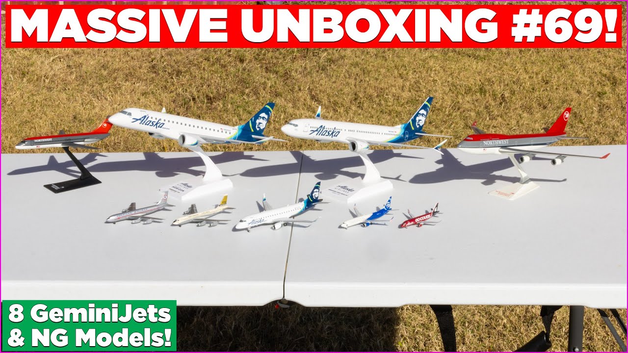 *НОВИНКА* РАСПАКОВКА 9 МОДЕЛЕЙ GEMINIJETS! | Massive Unboxing #69