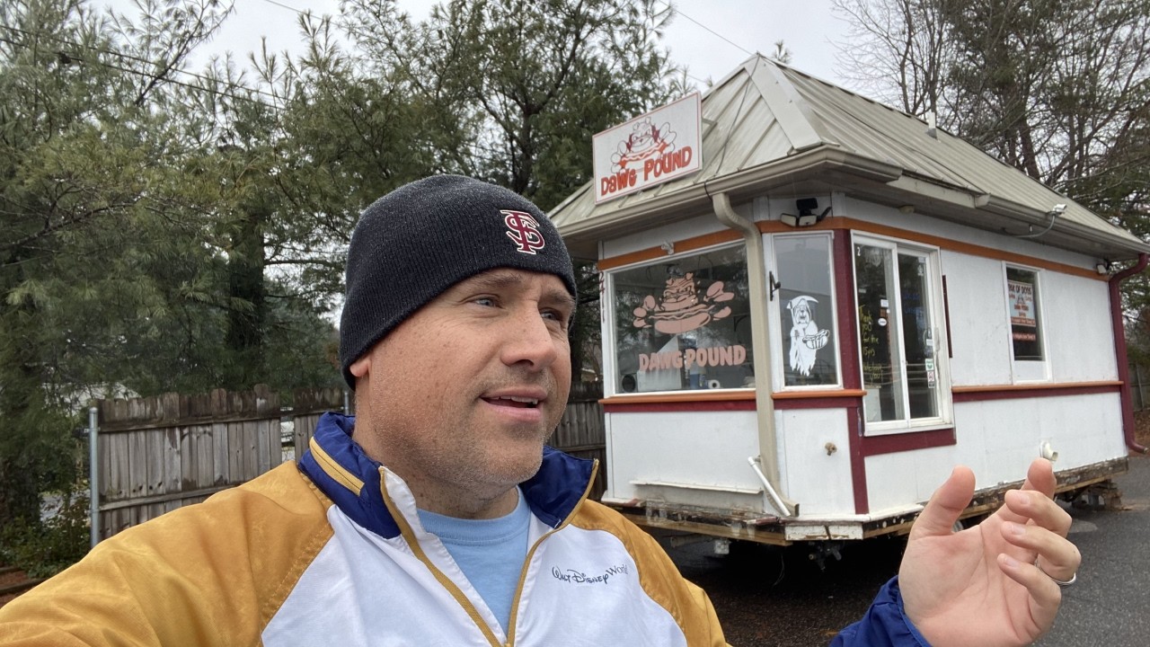 HIDDEN Hotdog Hut In Hickory NC -Tracking Down The Elusive Dawg Pound Hotdog