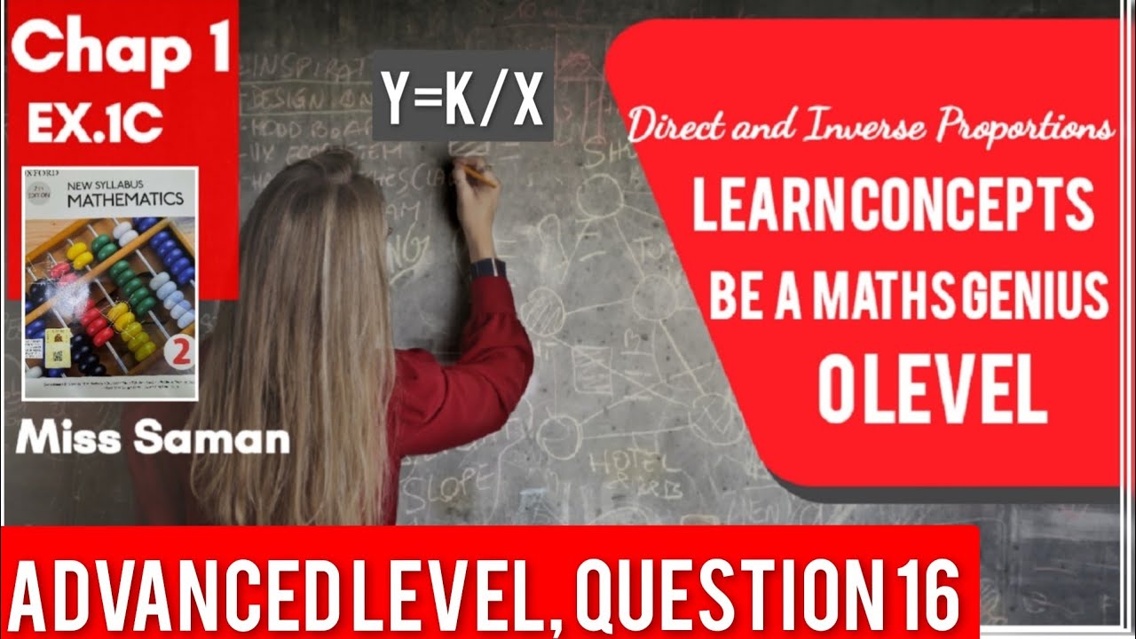 Mathematics 8th grade|Chap.1,Ex.1C |Inverse Proportion |Ad. level. Q.16| Knowledge Academy Teams
