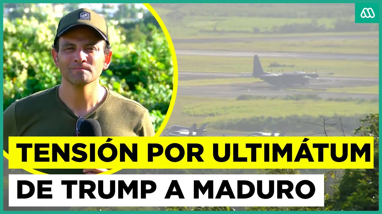 Tensión por ultimátum de Trump a Maduro: aumenta movimiento de escuadrones de combate en el Caribe