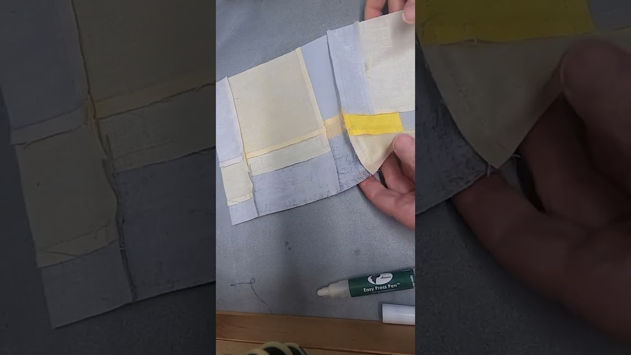 Pressing  Quilt Squares
