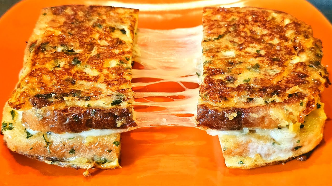 The Best Honey Garlic Cheese Sandwich Recipe ! How to Make Your Bread Super Moist !