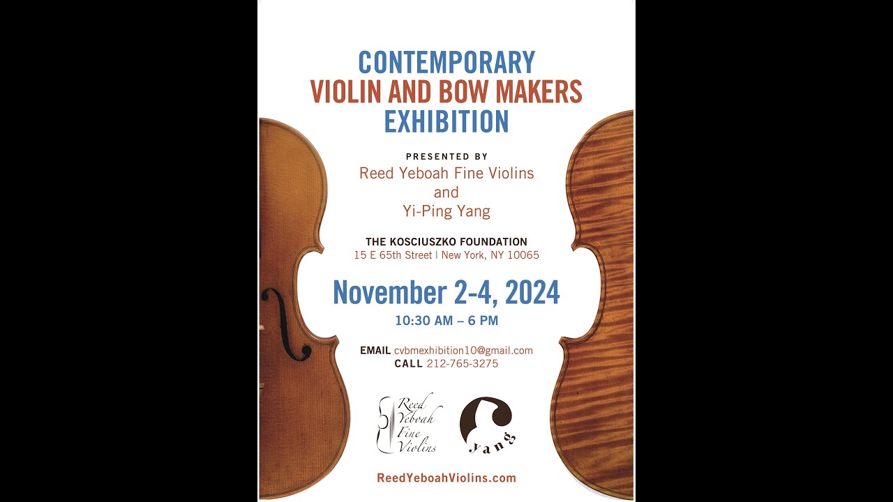 Opening Night at the 2024 Contemporary Violin and Bow Makers Exhibition