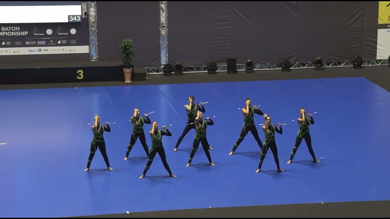 Team SPAIN Final World Baton Twirling Championship Turin 2022