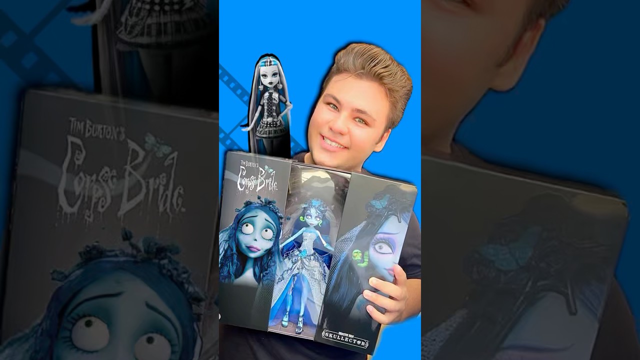 РАСПАКОВКА Monster High Frankie Stein Reel Drama + Emily Skullector 💀👰 &laquo;Corpse Bride&raquo; #monsterhigh