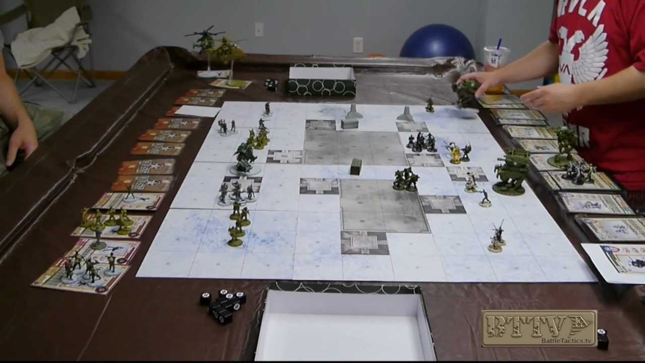 Battletactics.tv Ep. 16 Dust Tactics New Tournament Rules / Battle Report SSU Vs Allies 300ap