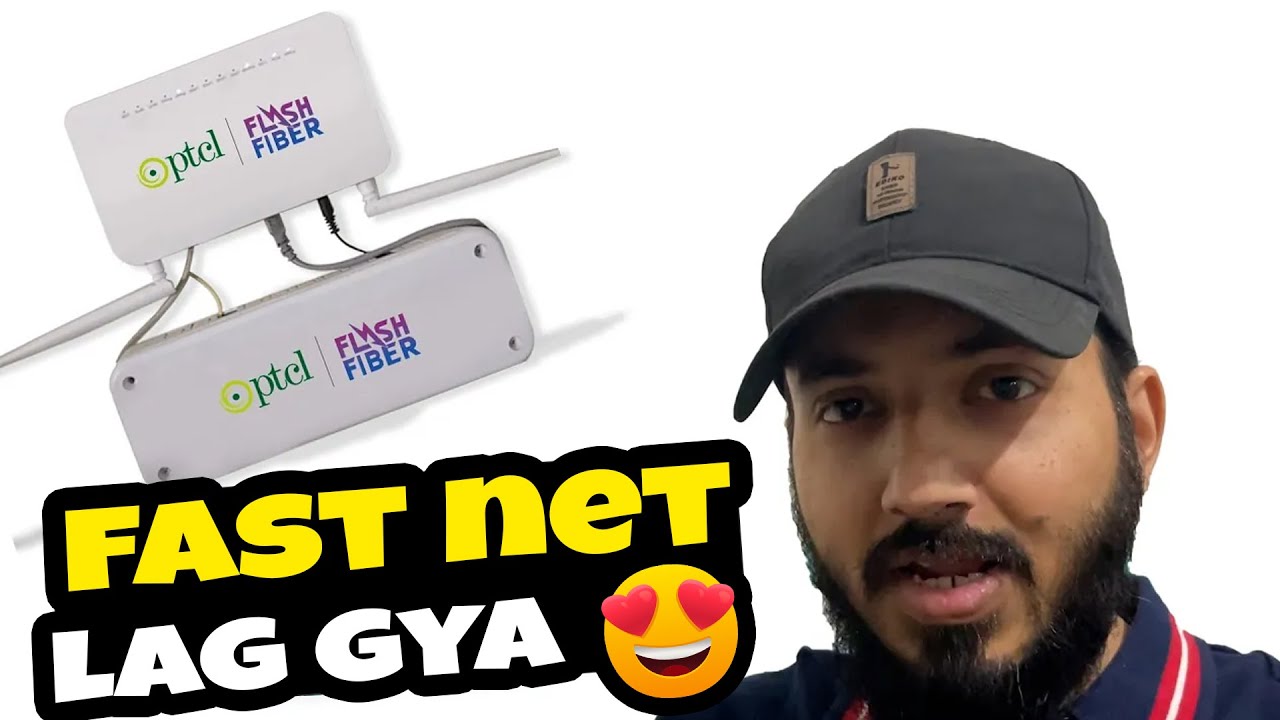 PTCL Flash Fiber Lag Gya | Zakir Shajee Vlogs | Flash Fiber Internet