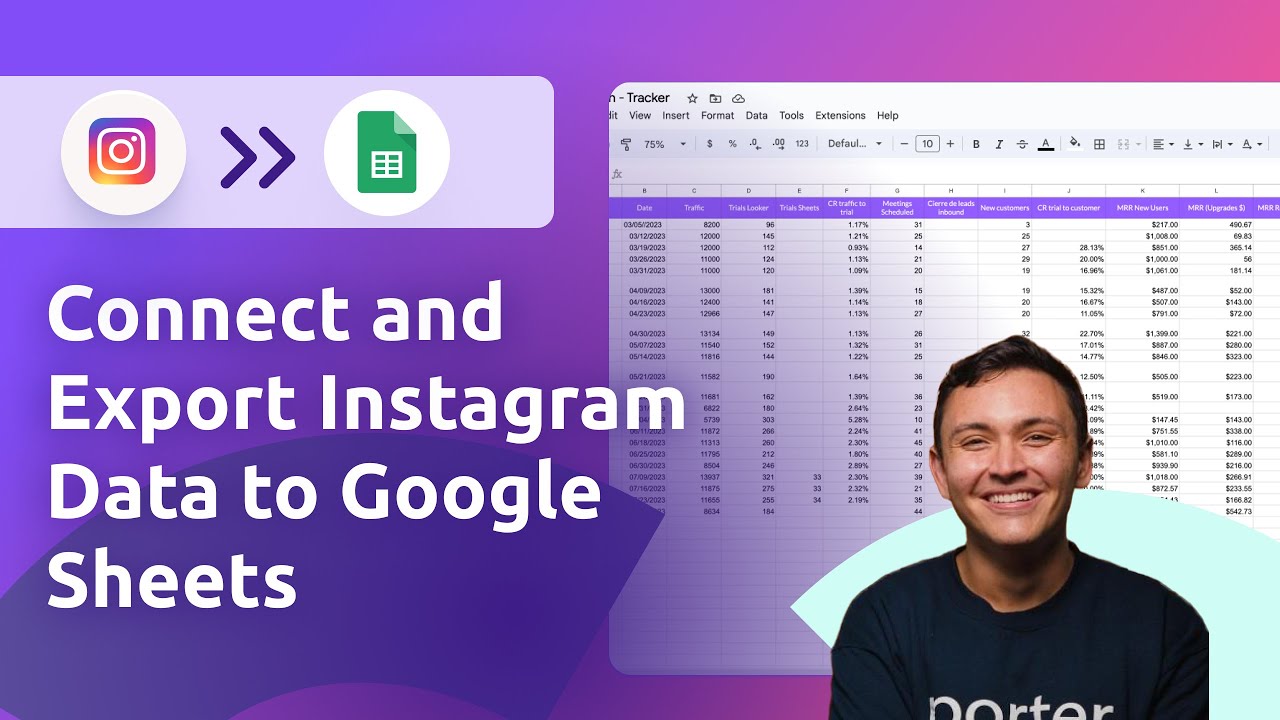 Подключение и экспорт данных Instagram в Google Sheets | Учебное пособие (2026)