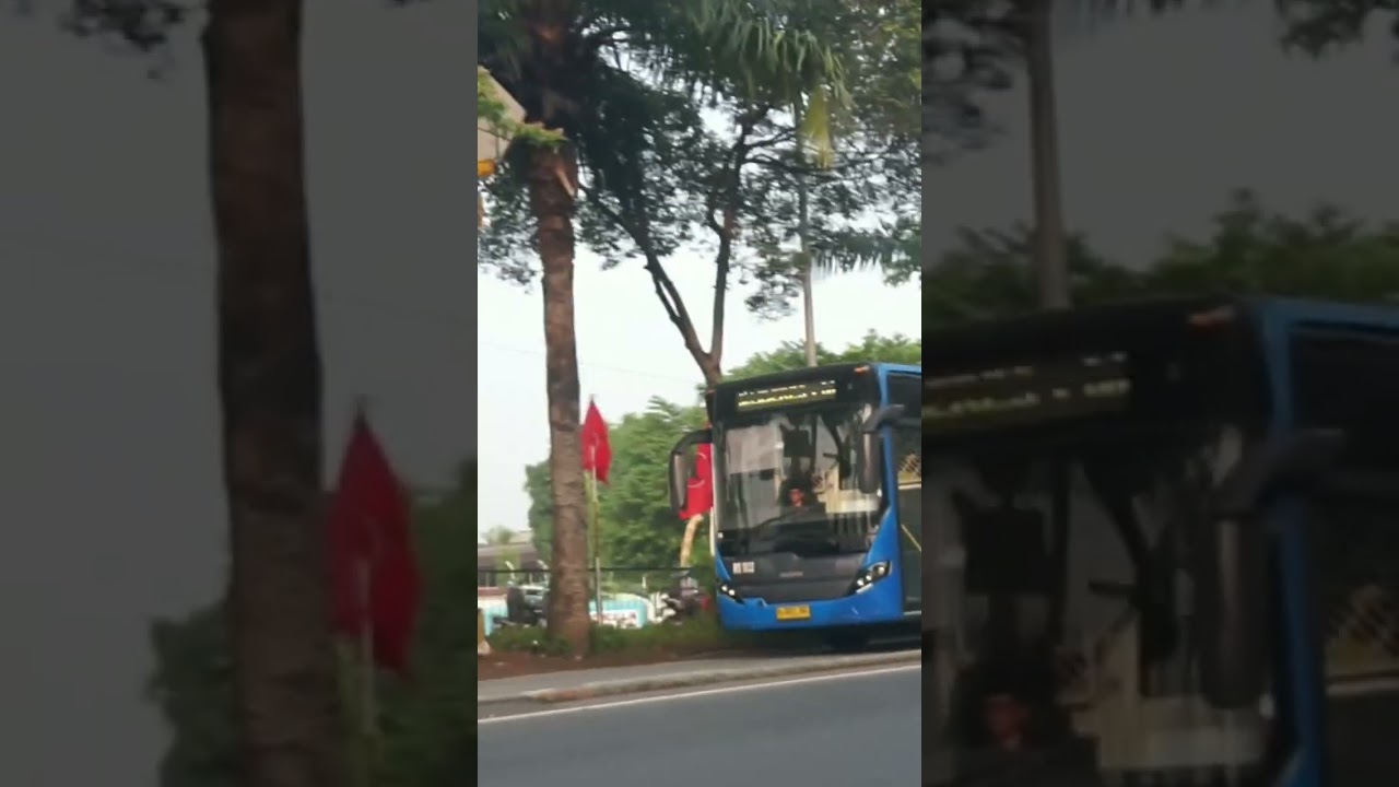 Hunting Transjakarta Busway Melintas Daan Mogot KM 12