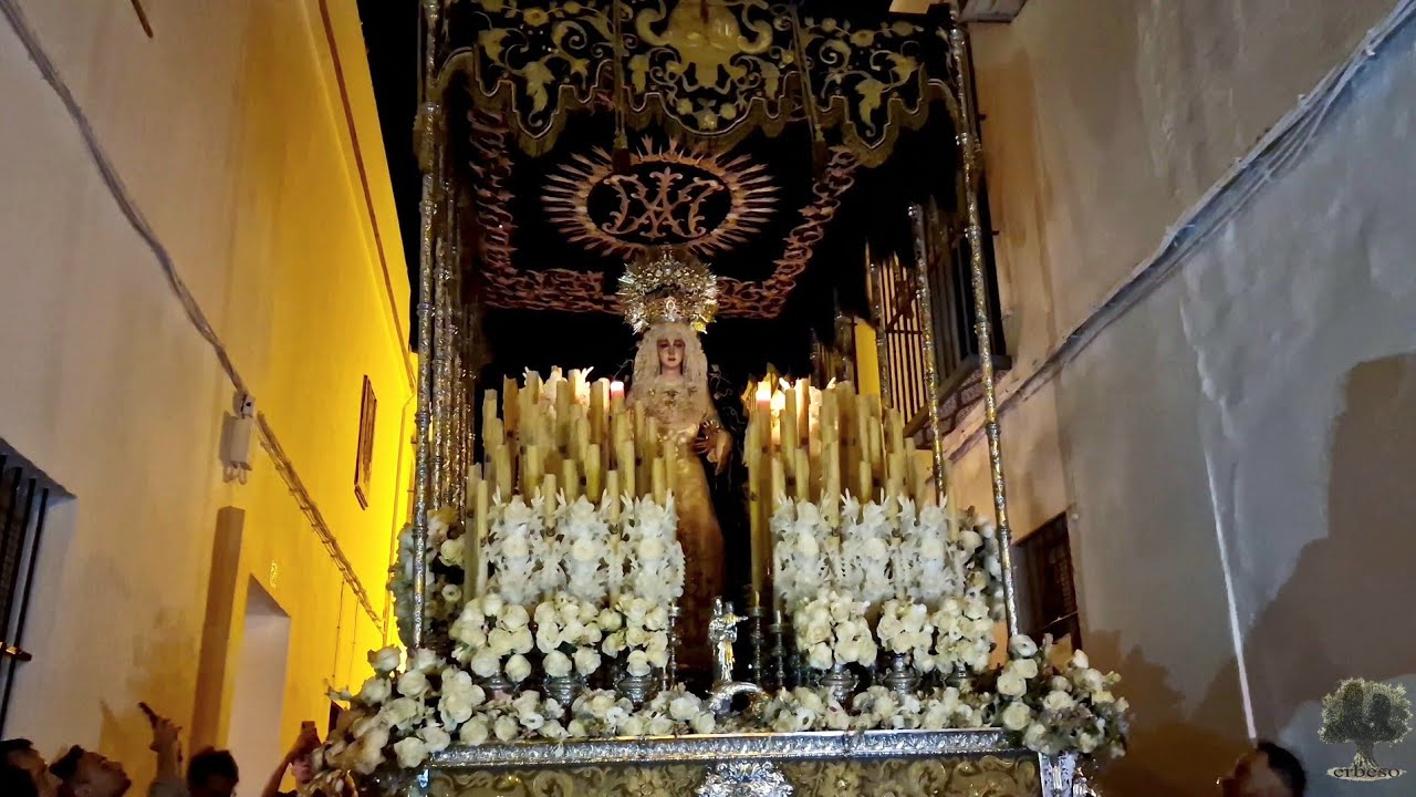 La Virgen de la Paciencia (Columna) llegando a Santiago - Magna de Carmona - BM Castillo de la Mota