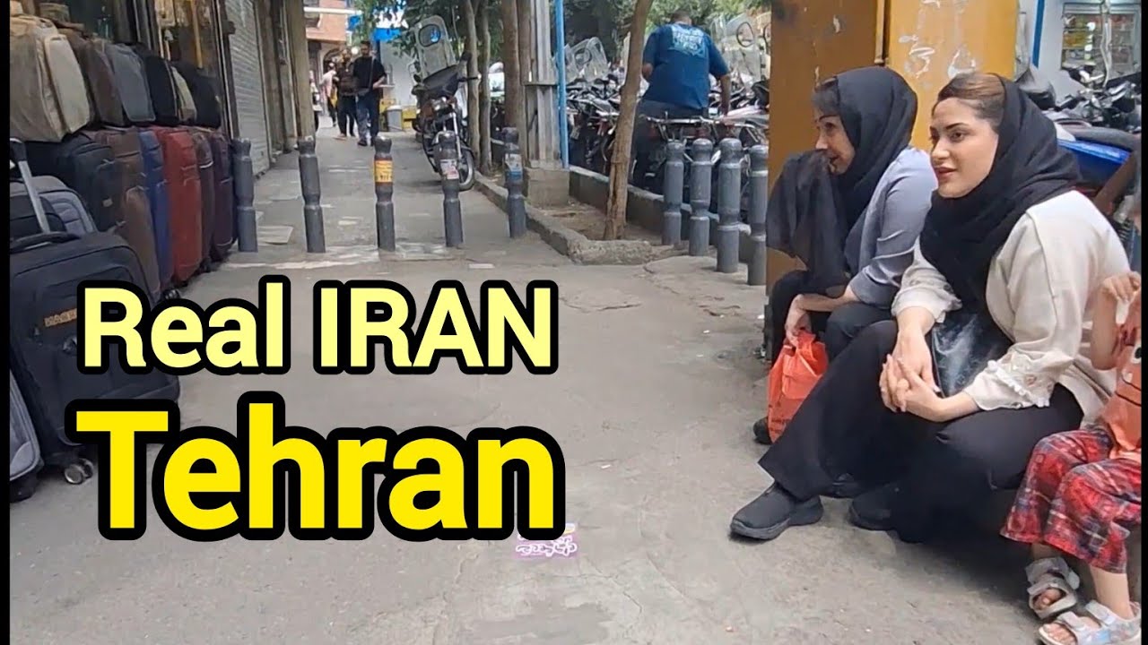 🇮🇷 A busy street in the middle of Tehran | بریم ببینیم تهران چه خبره!؟