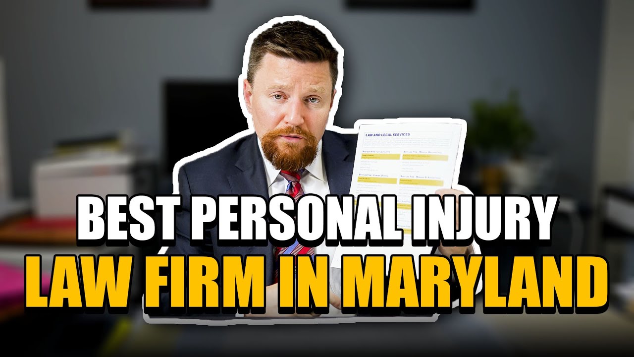 Who Is The Best Personal Injury Law Firm in Maryland?