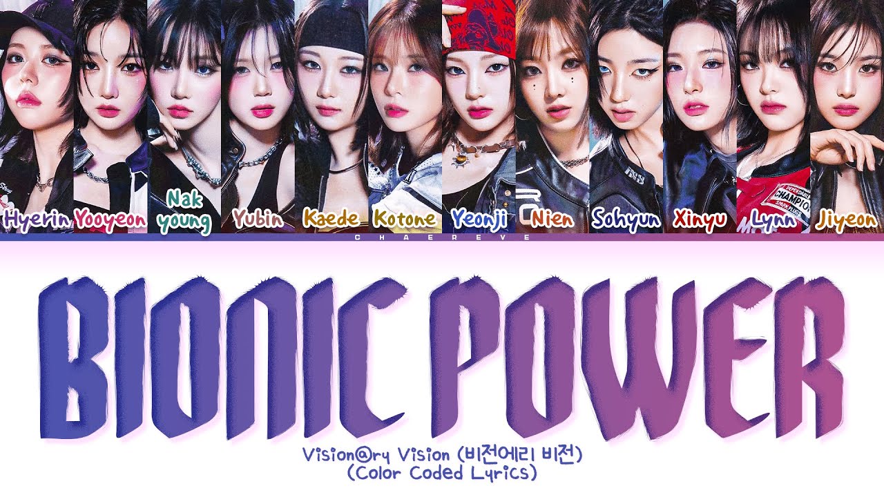 [UPDATED] Visionary Vision (tripleS) Bionic Power Lyrics (Color Coded Lyrics)