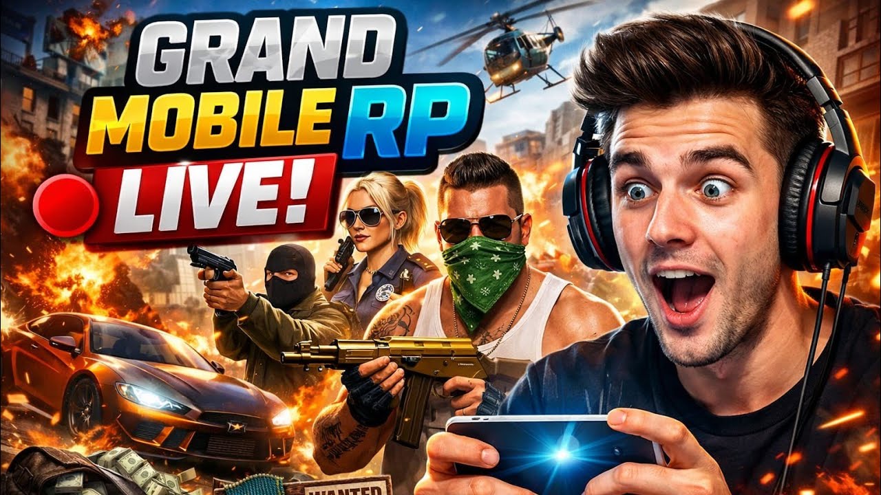 Grand Mobile RP LIVE ⚡ | Crazy RP Moments You Can't Miss!