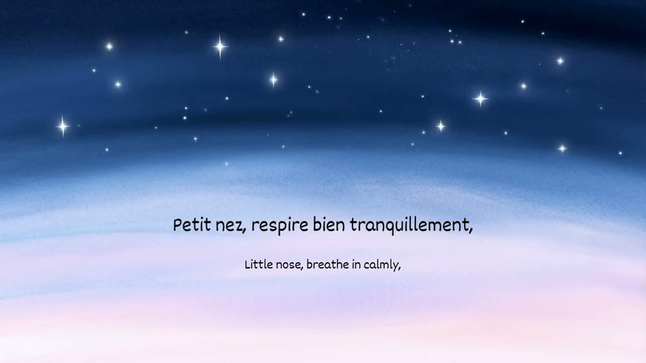 ✨A French lullaby to help your little one drift off to sleep | Learn French - Songs for Kids✨