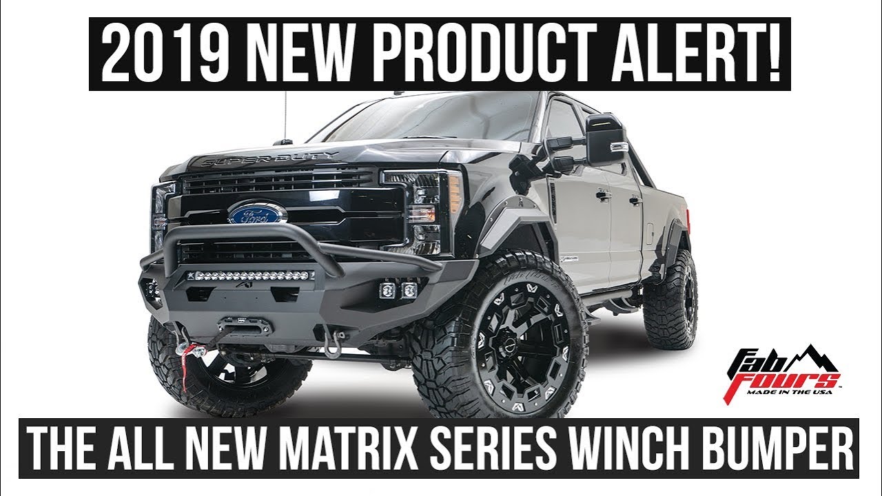 New Product Alert! The All New Matrix Series Winch Ready Front Bumper
