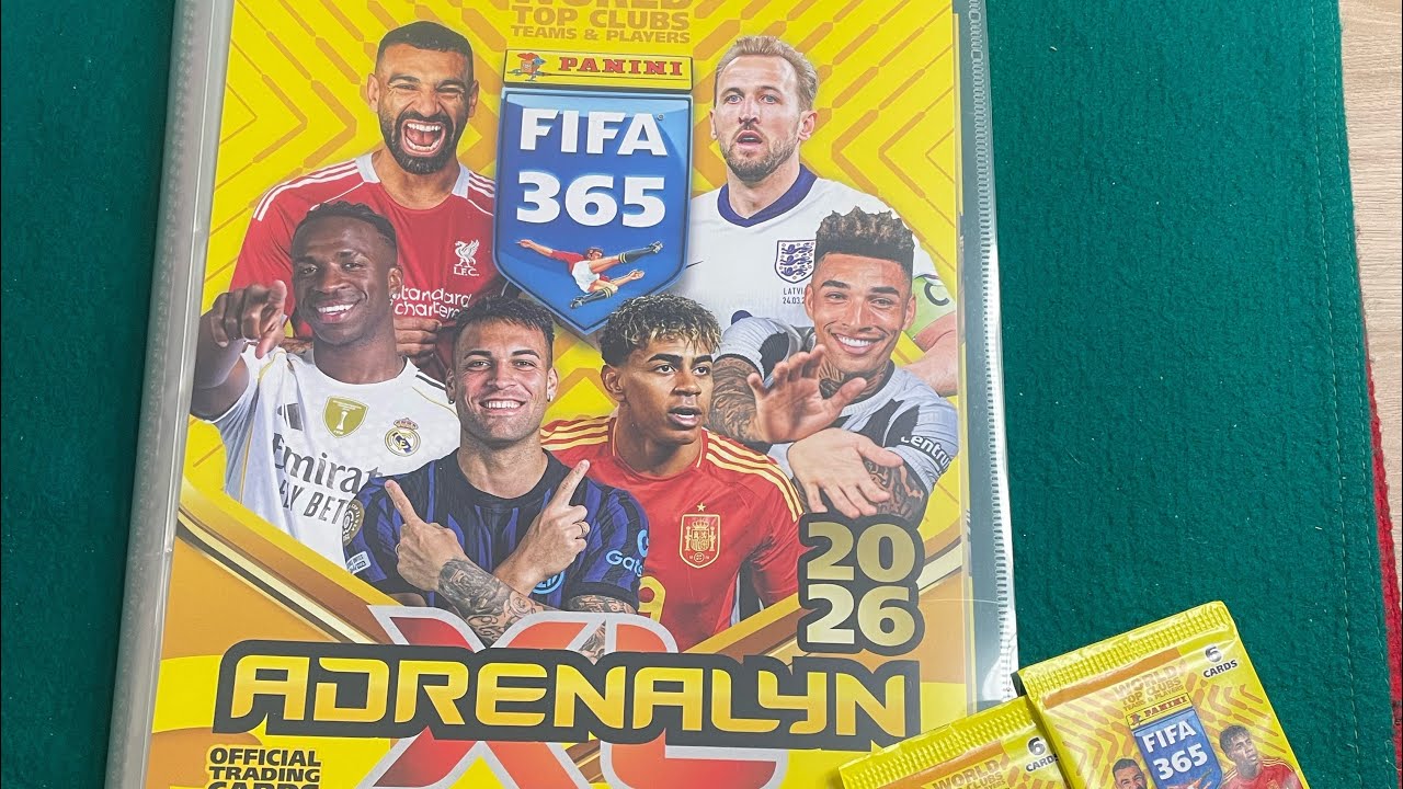 Espectacular Panini FIFA 365 adrenalyn que apertura más chulas 