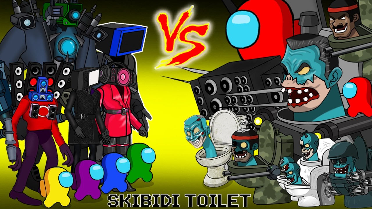 TOILET ZOMBIES VS IMPOSTOR | BATTLE COMPILATION