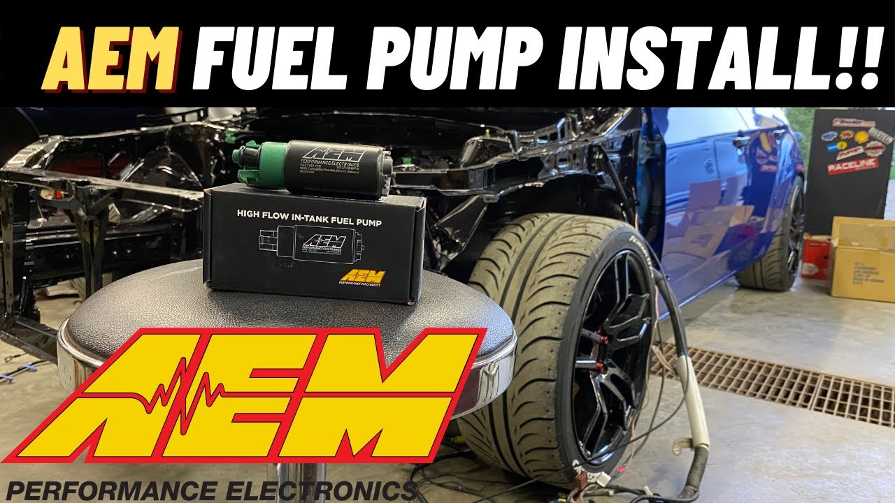 Установка топливного насоса AEM!! 08-14 SUBARU WRX/STI