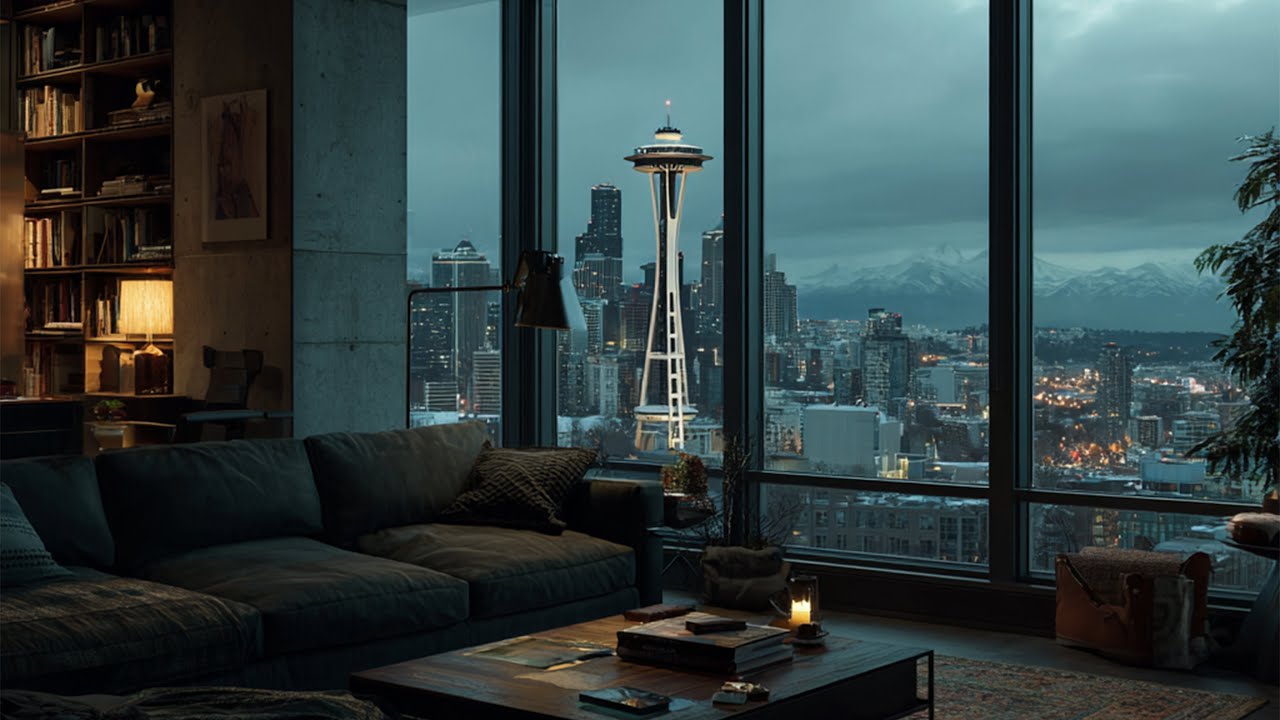 Seattle Skyline Serenity — Space Needle Ambient Chill Mix for Focus & Relaxation