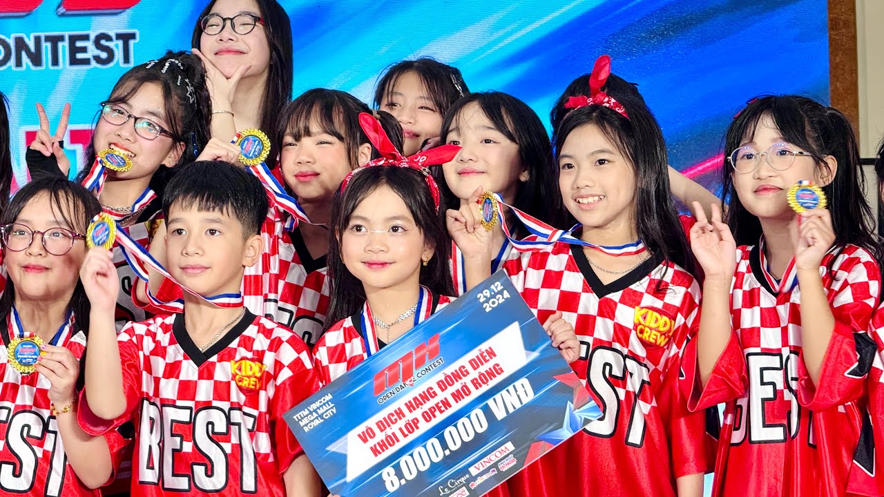 Chúc mừng Kiddycrew vô địch hạng mục showcase mở rộng - Open dance contest - Minhx