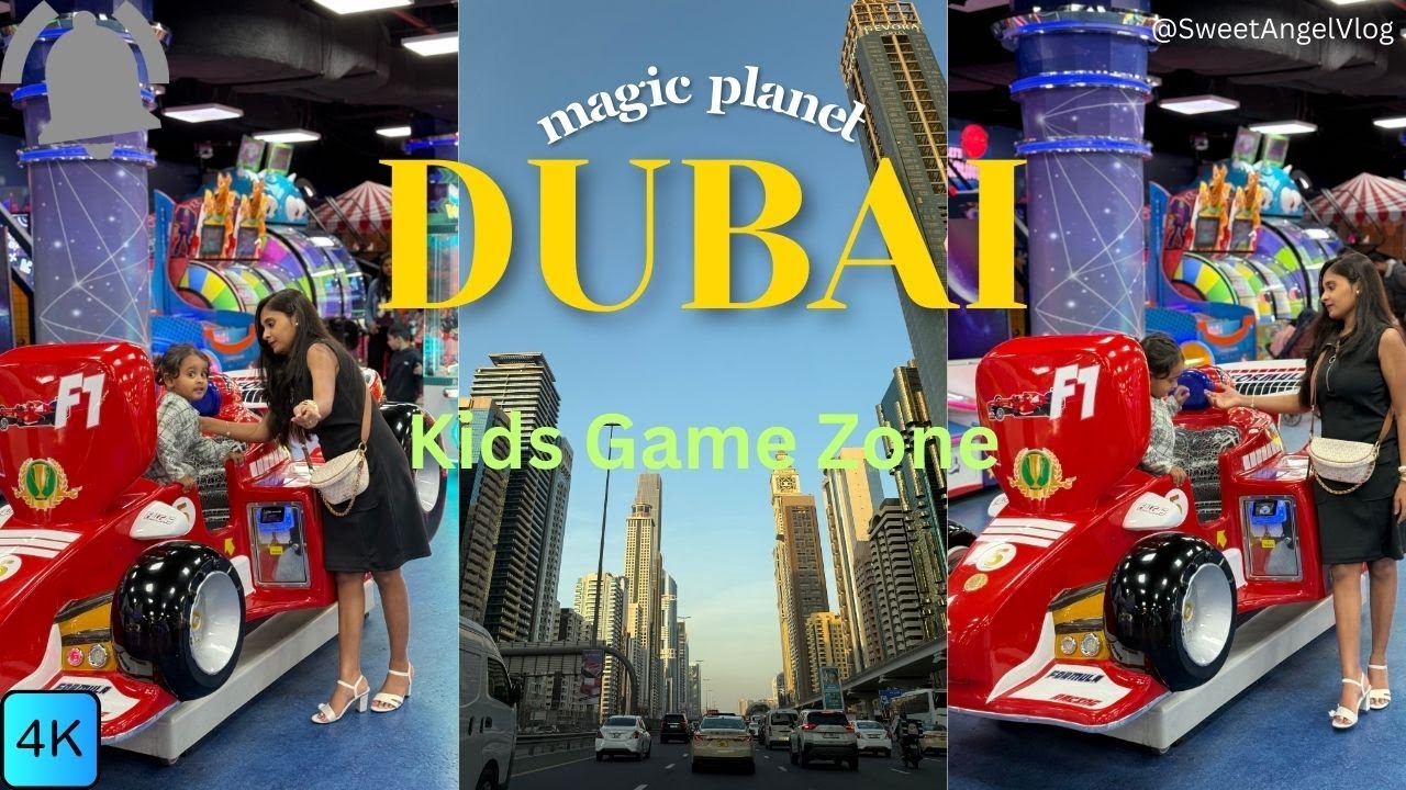 Magic Planet Game zone Dubai || Kids Game Zone || #trending #games #cute #dubai #baby 