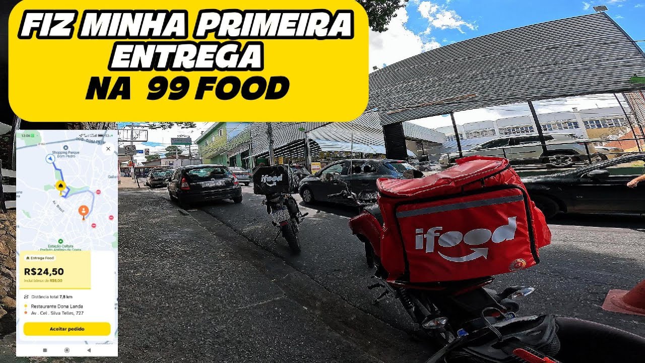 ENTREGANDO IFOO E 99 FOOD JUNTOS