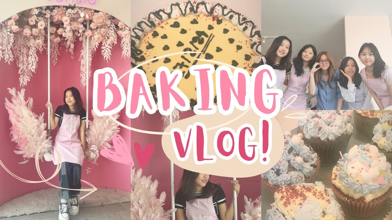 🎀Going baking at Vanilla dessert cafe 🧁l Yangon vlog with friends🌷