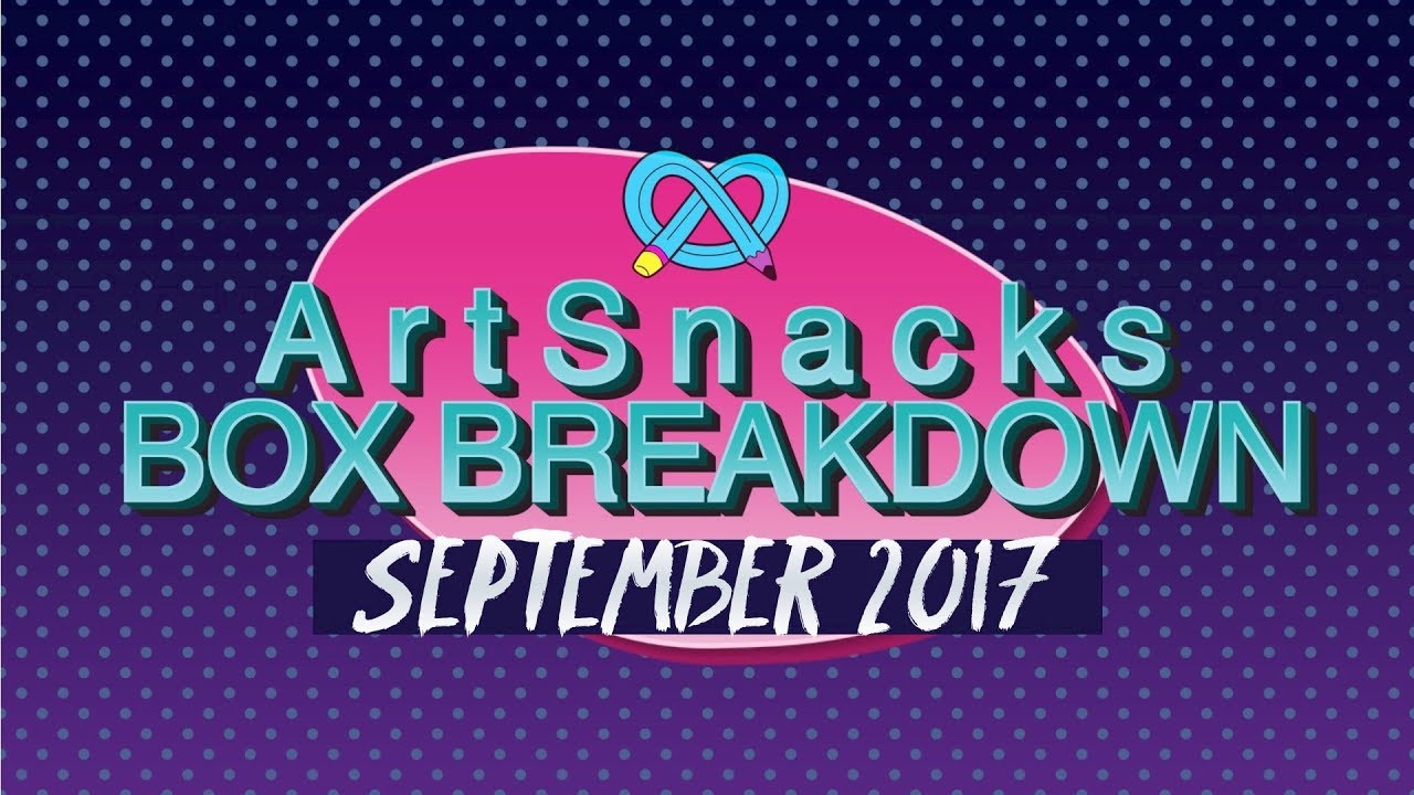 ARTSNACKS BOX BREAKDOWN | September 2017