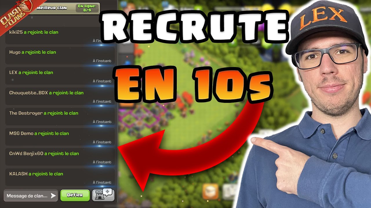 Comment Recruter Facilement sur Clash of Clans en 2025 !