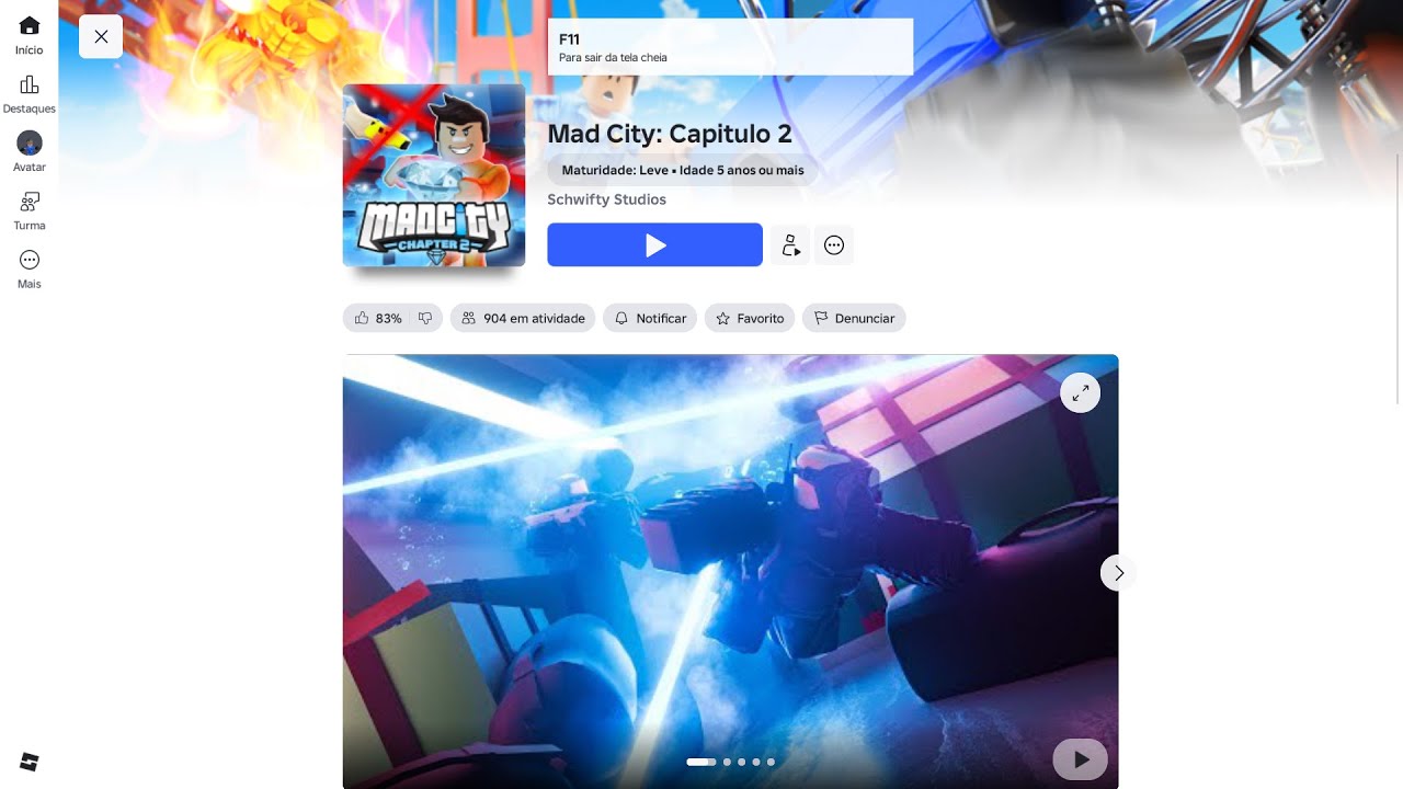 jogando mad city com meu irmão