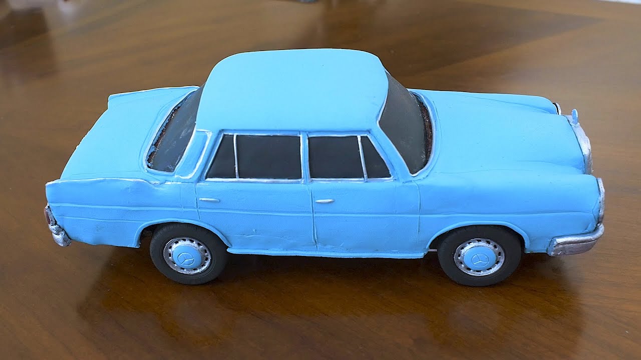 Mercedes Car Cake Tutorial - How to make a Car Cake