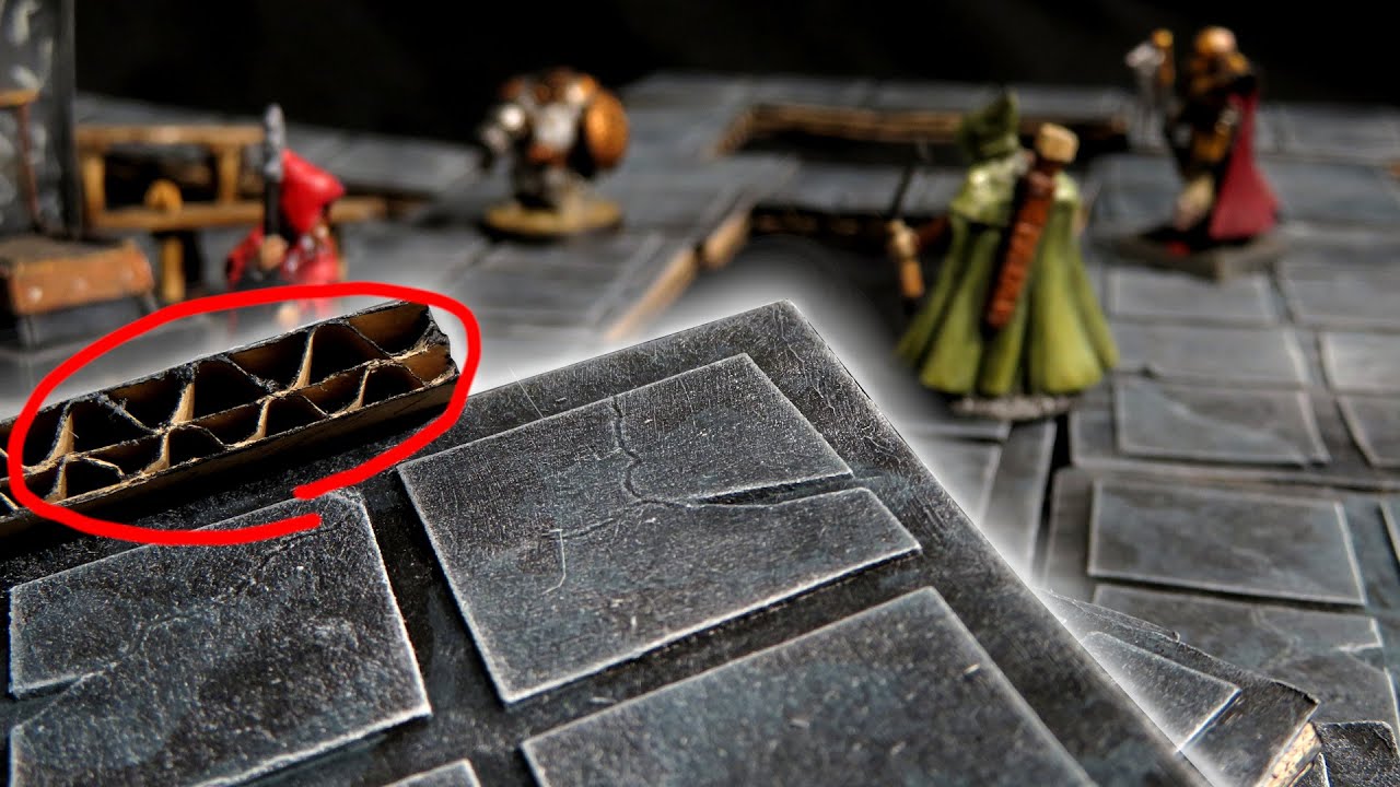 Dungeon Tiles Challenge! Make Terrain on the Cheap