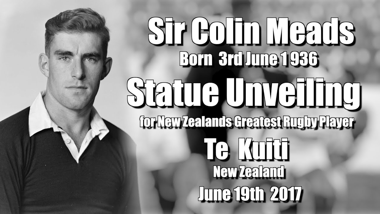 Sir Colin Meads Statue Unveiling