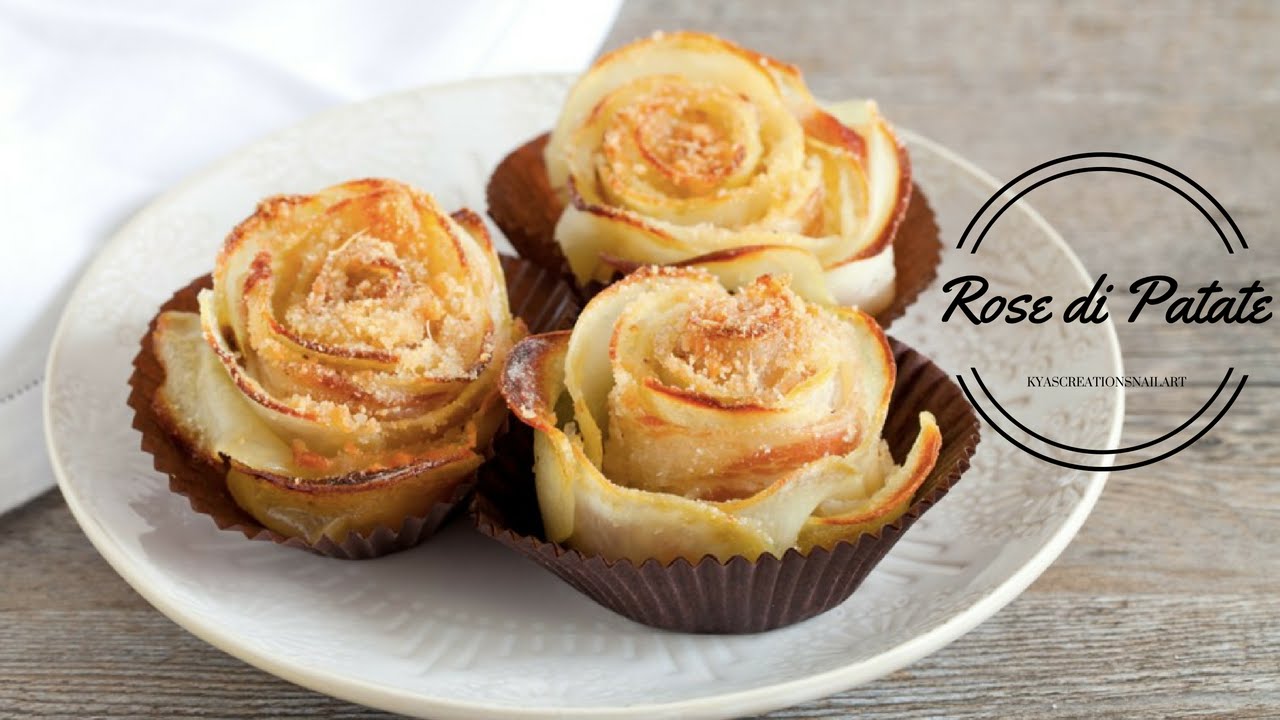 Rose di patate - Ricetta facile e veloce!! || KyasCreationsNailArt