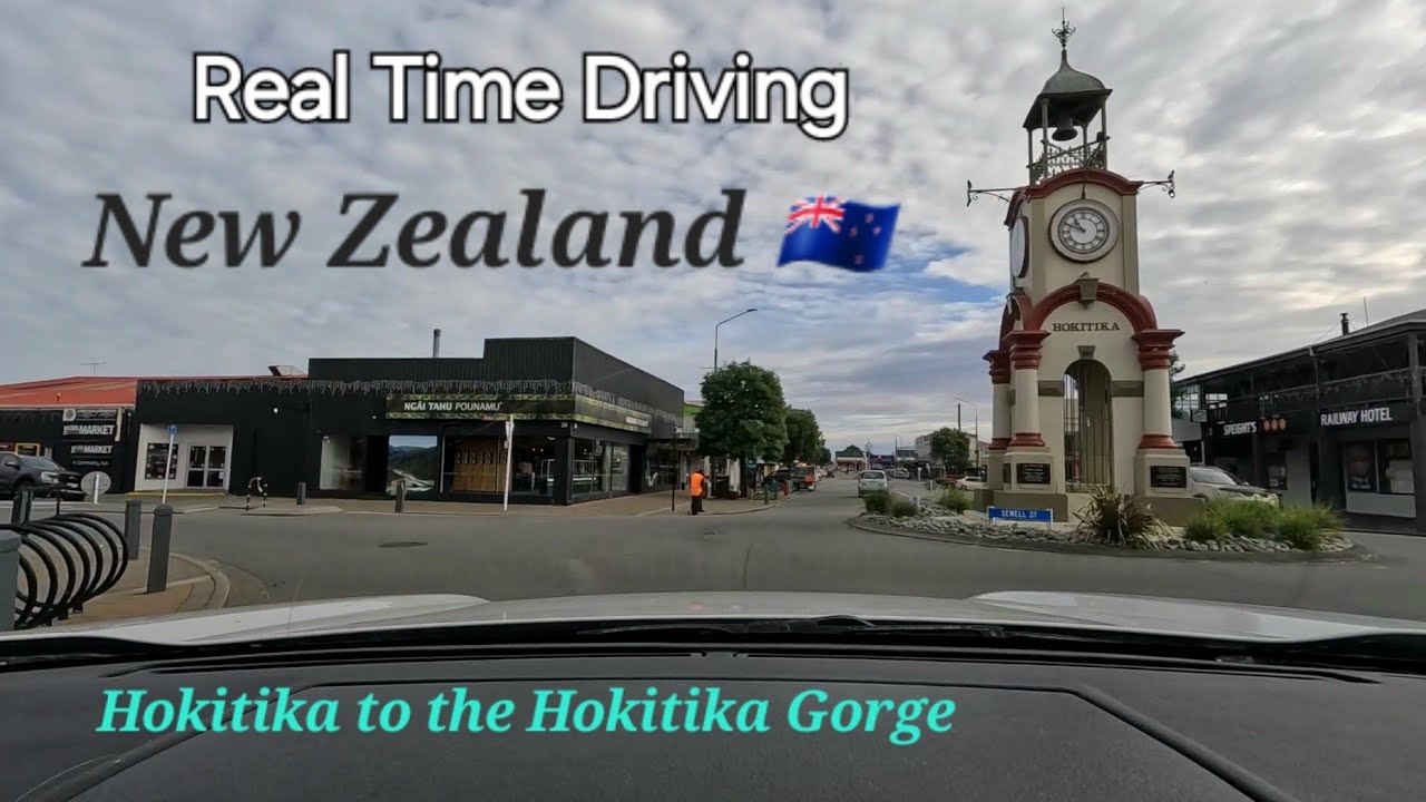 Hokitika to the Hokitika Gorge New Zealand 2024