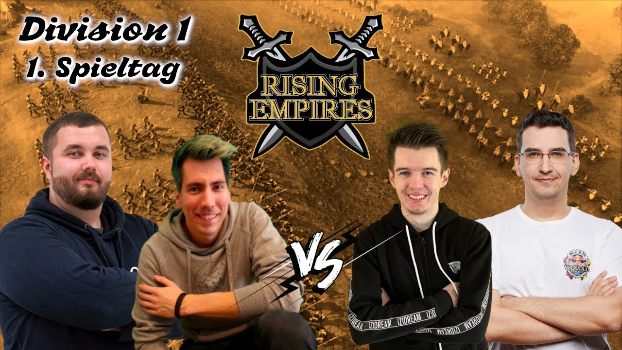 AoE4 2vs2 gegen die beiden besten Spieler der Welt!? | Rising Empires League Season 1