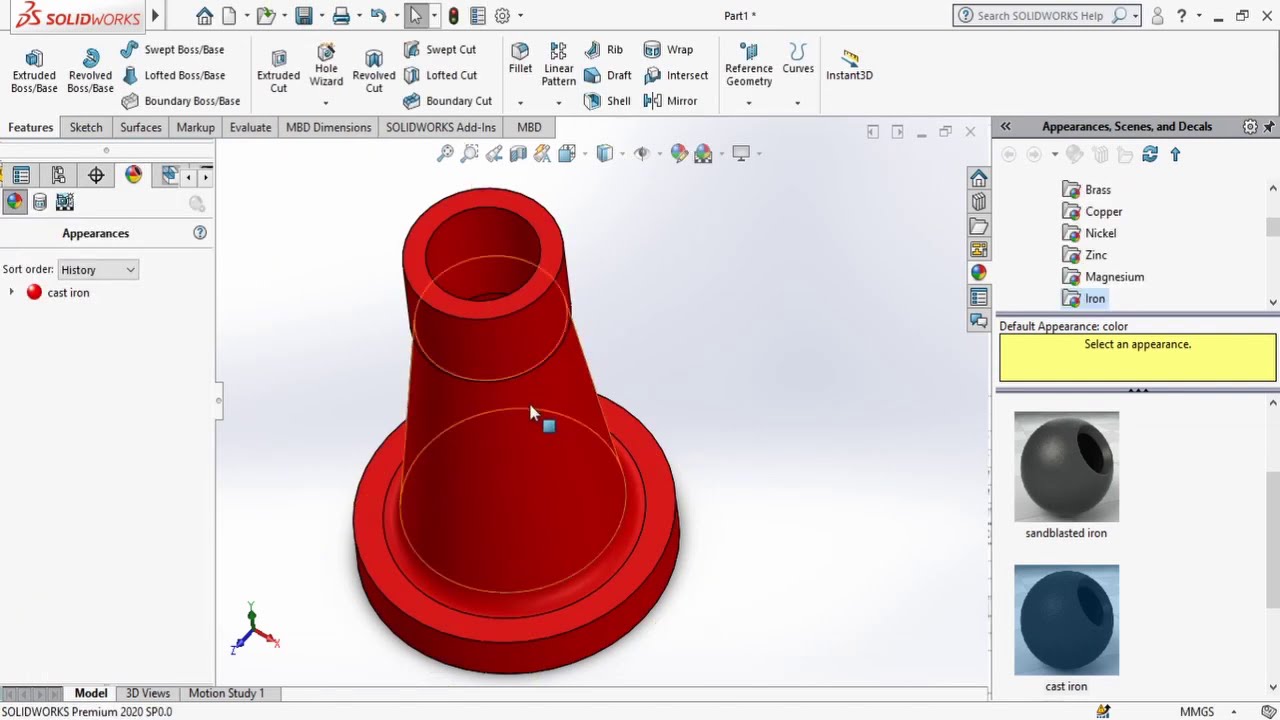 Screw Jack Assembly in SolidWorks || Body || Part-1