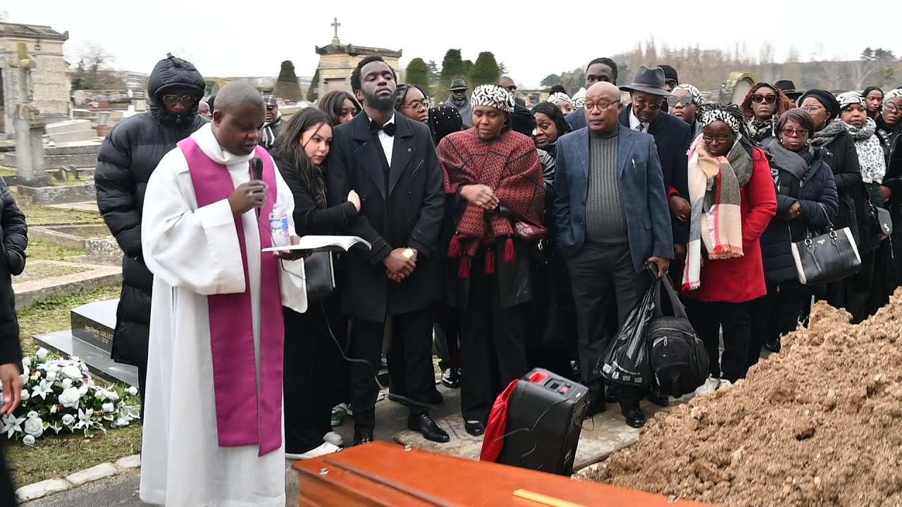 Les obsèques de Lambert PEKO au cimetière de Gonesse