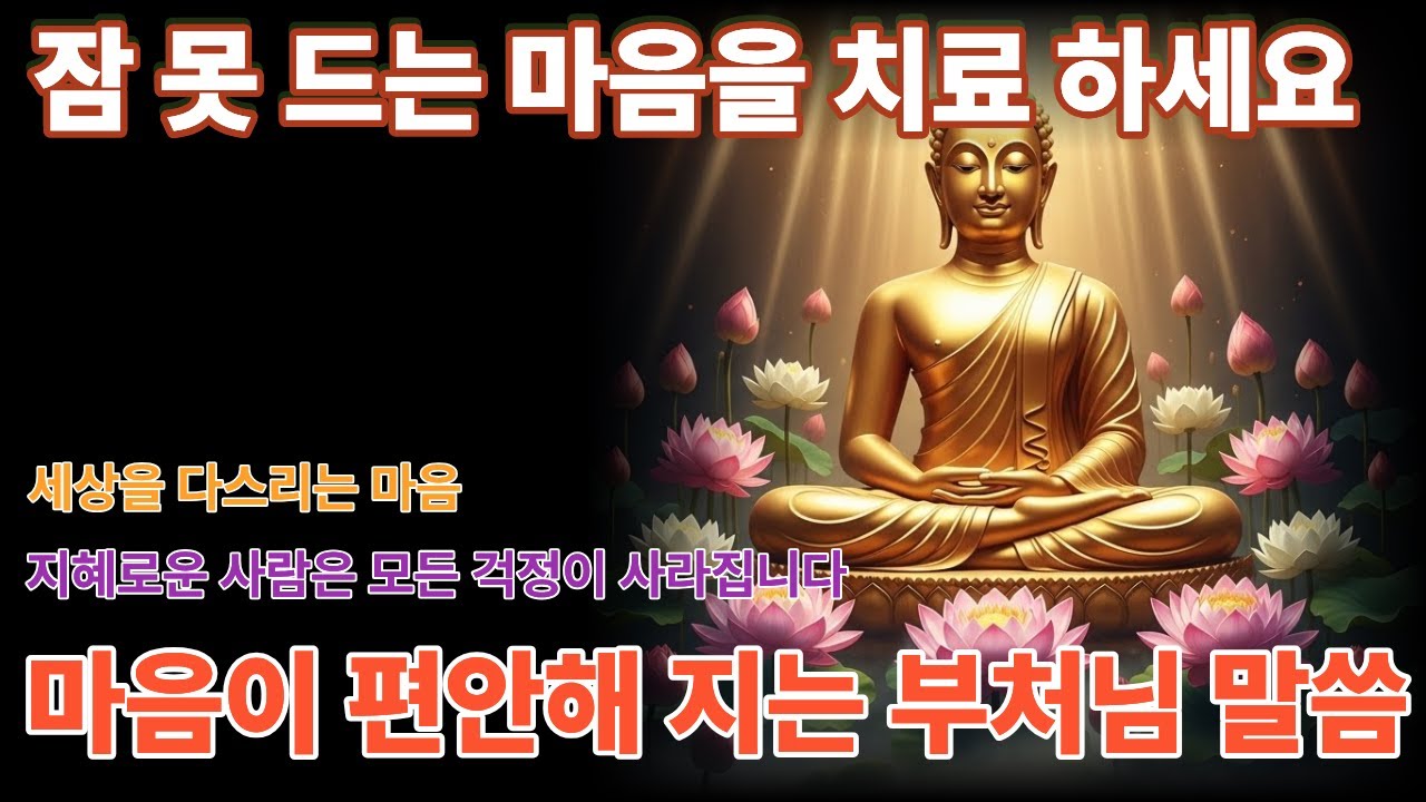 잠 못 드는 밤, 부처님이 건네는 말씀 | 깊은 잠으로 이끄는 수면 명상 |