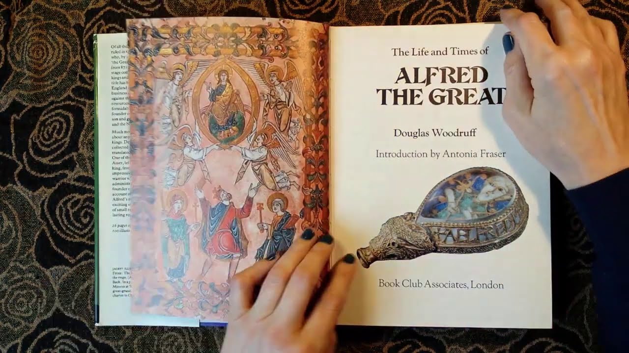 ASMR | King Alfred the Great - Whispered Reading Lovely Vintage British History Books Series - Pt  1