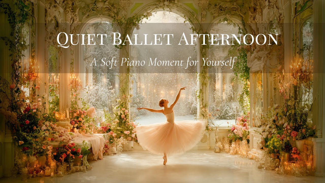 A Quiet Ballet Afternoon | Calm Aesthetic Piano Music for Focus and Peace