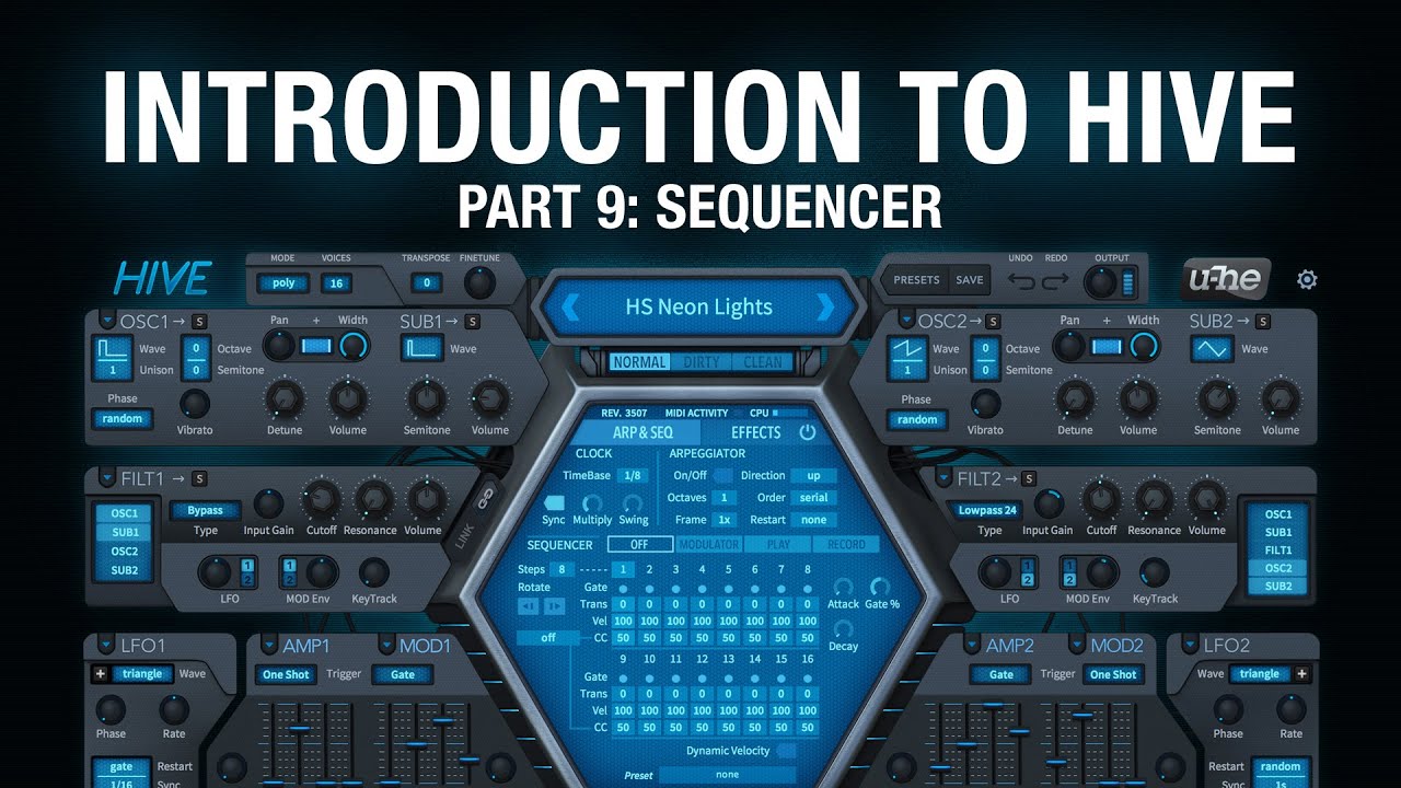 Introduction to Hive - 9 Sequencer