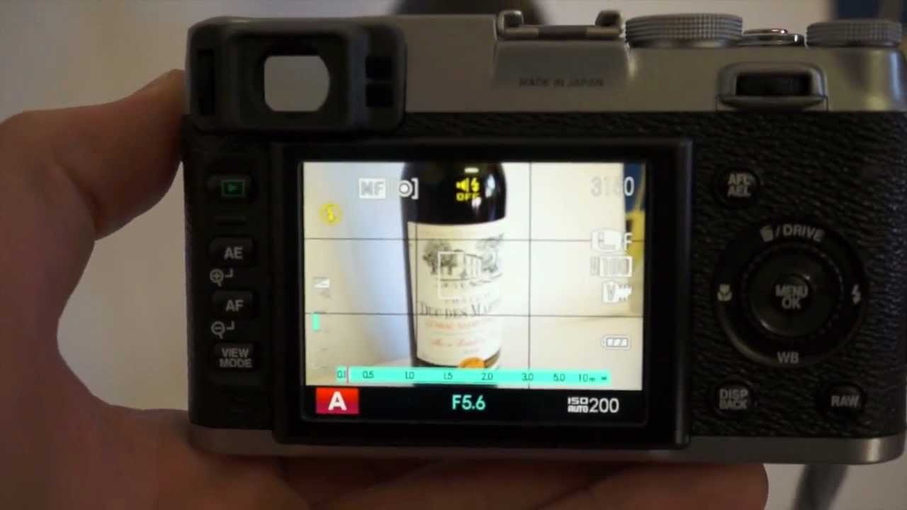 Fuji X100 focusing hints and tips.