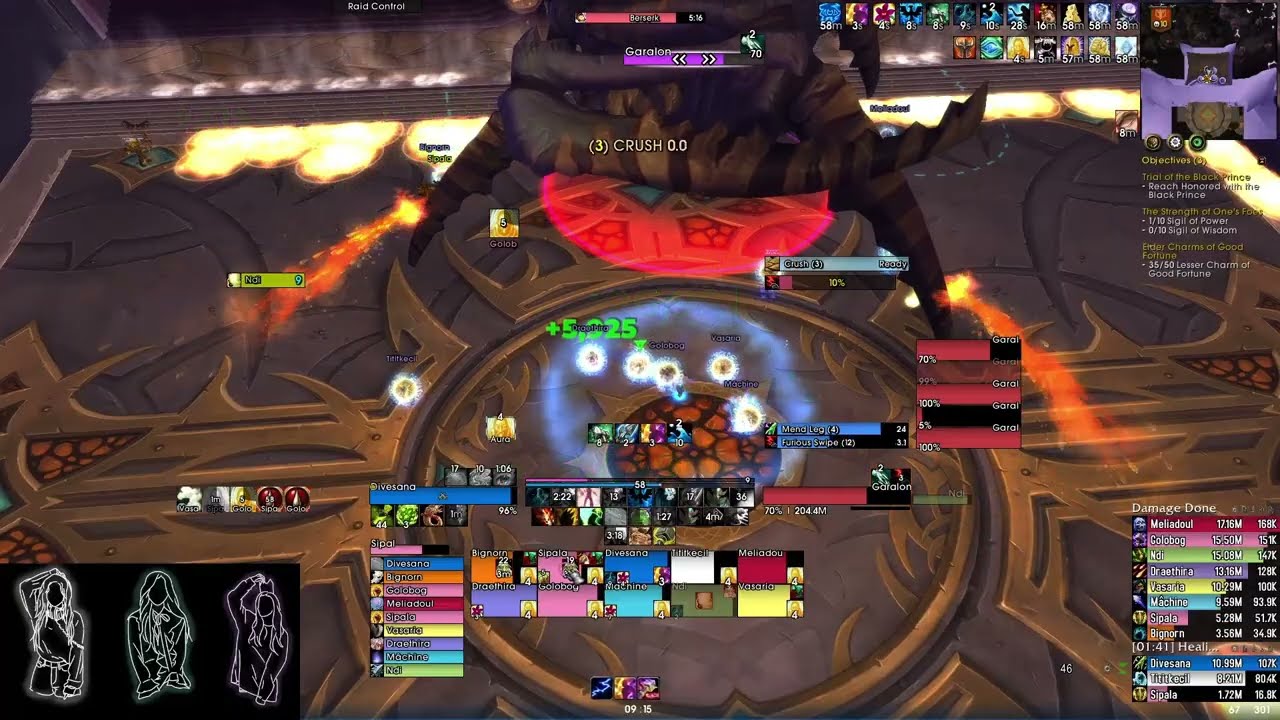 Mist of Pandaria Classic |  Garalon 10 Man Heroic 2 Healers | POV Resto Shaman! Garis Keras Guild
