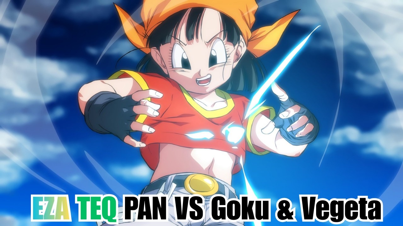 EZA TEQ Pan Vs. Goku & Vegeta