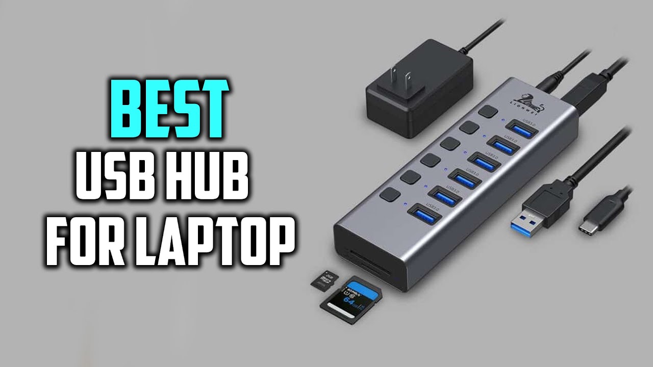 Top 5 Best USB Hub for Laptop [Review] -  Premium 3-Port Aluminum Mini USB 3.0 Hub [2023]