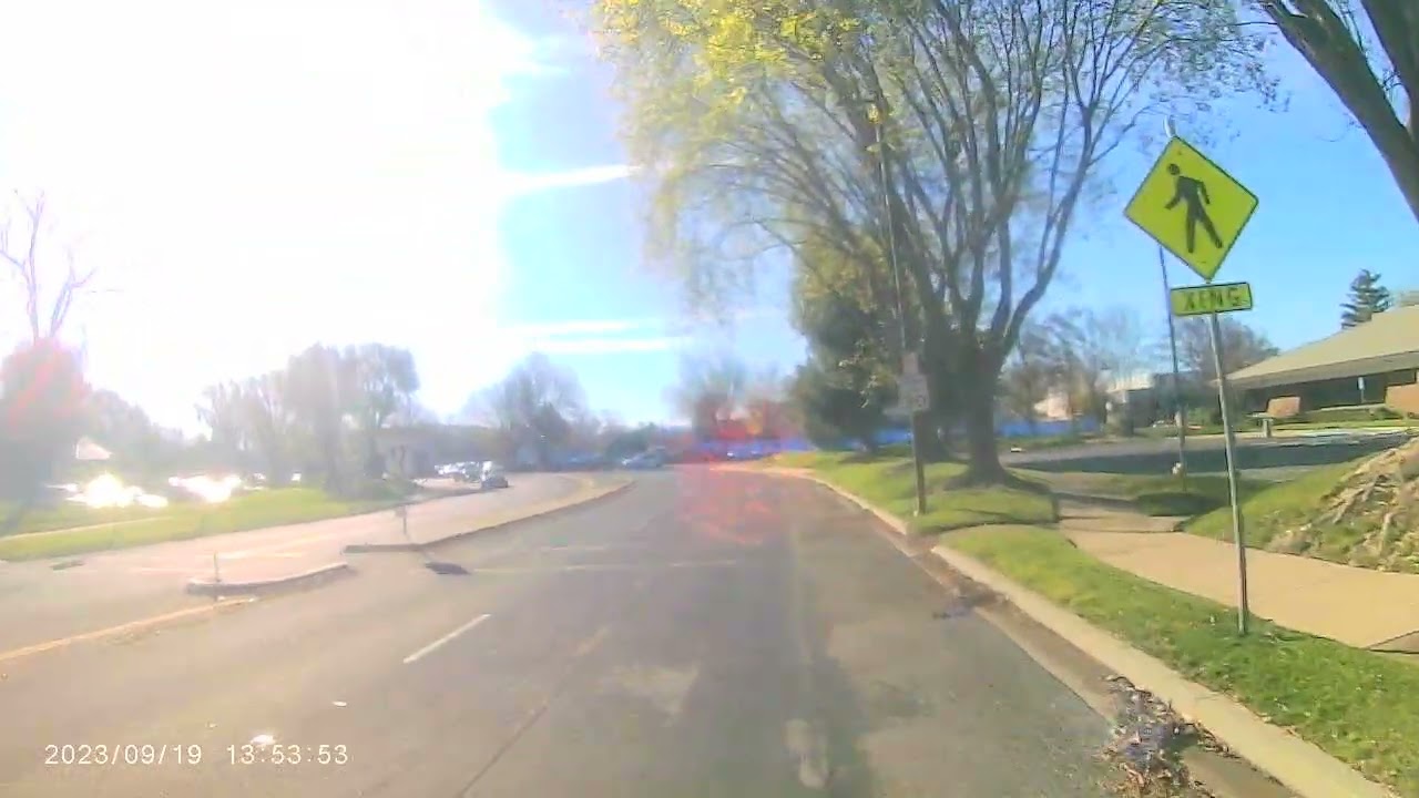 Weekday sun and below cold weather in California, USA