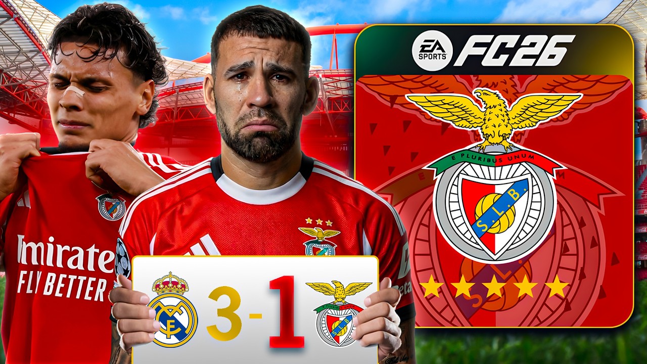 Reconstruyo al Benfica hasta GANAR la Champions League 🏆